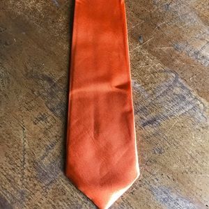 Orange Mens Tie